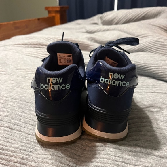 New Balance 574 Navy - Picture 5 of 7